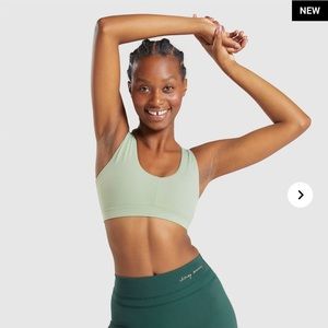WSxGS Moss Green Sports Bra